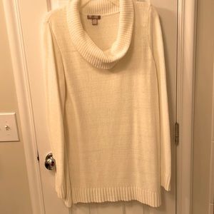 winter white cowel neck